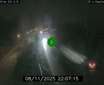 Webcam sur le périphérique de Nantes (N844) à hauteur de Porte de la Chapelle, au nord de la ville