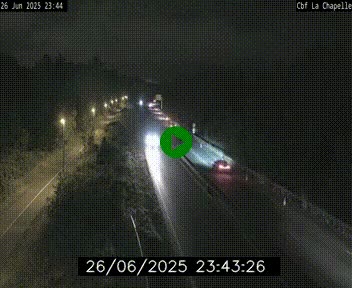 Webcam sur le périphérique de Nantes (N844) à hauteur de Porte de la Chapelle, au nord de la ville