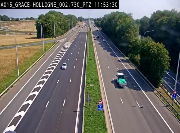 Caméra trafic Belgique - Grâce-Hollogne - E42, jonction avec A604, direction Loncin/Aéroport de Liège -  BK 3.2