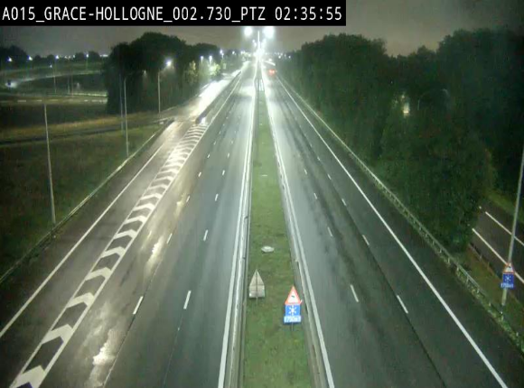 Caméra trafic Belgique - Grâce-Hollogne - E42, jonction avec A604, direction Loncin/Aéroport de Liège -  BK 3.2