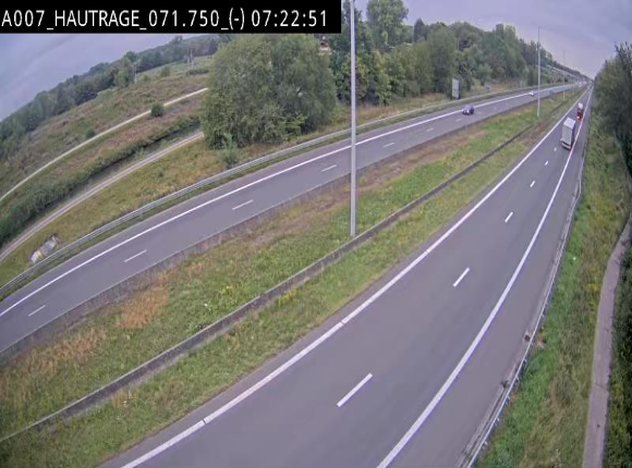 Webcam autoroute Belgique - Hautrage - E19 - BK 71.7