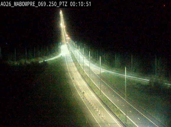 Webcam E25 (A26) à Mabompré. Vue orientée vers Liège