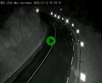 Webcam en haut de la Côte des Carreaux sur la N31 à Avesnes-en-Bray. Vue orientée vers Rouen