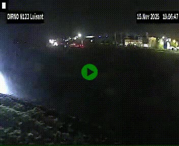 Webcam en périphérie de Chartres sur la N123, à hauteur de Luisant. Vue orientée vers Chartres