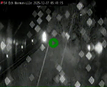 Webcam à hauteur du Leclerc Normanville sur la N154. Vue orientée vers Rouen