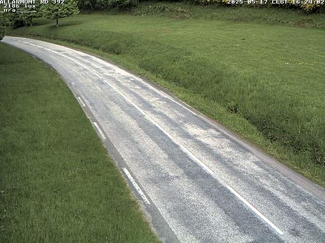 Webcam à Allarmont dans les Vosges, sur la RD392