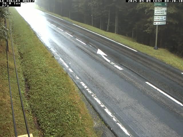 Caméra du Collet sur la route de Colmar (D417)