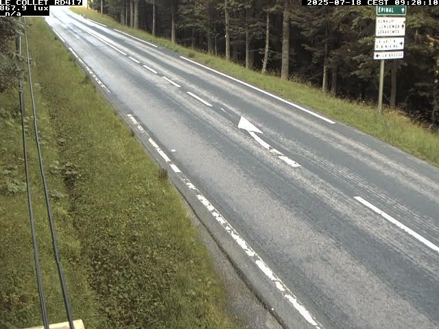 Caméra du Collet sur la route de Colmar (D417)
