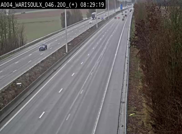 Webcam autoroute Belgique - Warissoulx - E411 - BK 46.2