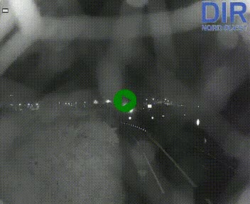 Webcam au début de l'A84 sur le périphérique Ouest de Caen (N814) à hauteur de la sortie 9, Porte de Bretagne