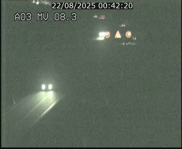 Webcam Autoroute après la Croix de Bettembourg en direction de Luxembourg sur l'A3