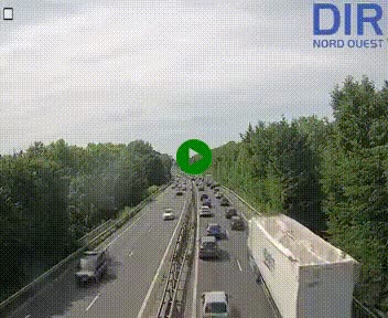Webcam sur le périphérique de Caen (N814) à l'est de la ville, à Mondeville hauteur de la sortie 2, Presqu'île-Rives de l'Orne, au bout de l'autoroute A13
