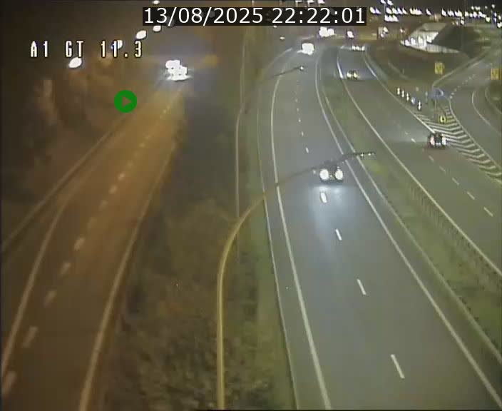 Traffic live webcam Luxembourg Senningerberg - A1 direction Allemagne - BK 11.3