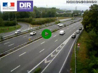 Caméra routière à hauteur de la sortie 15 Chambéry-centre au PK 4,103 en direction d'Albertville