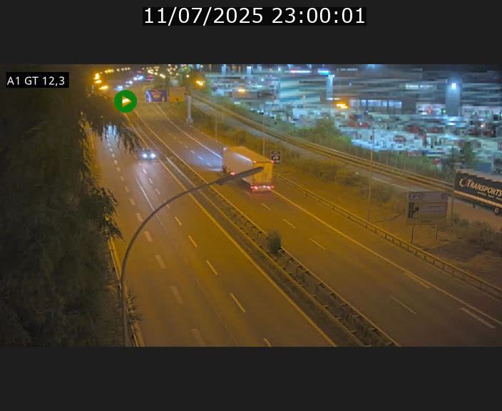 Traffic live webcam Luxembourg Senningerberg - A1 direction Allemagne - BK 12.3