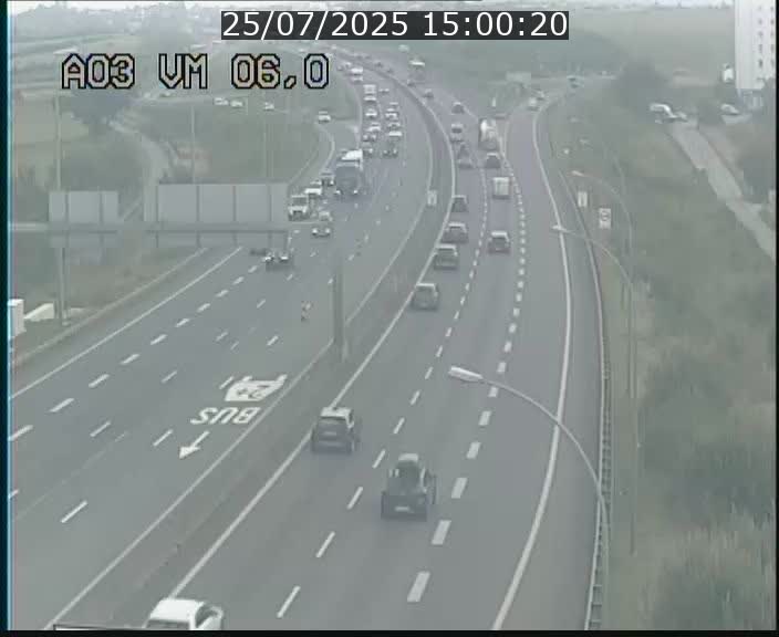 Traffic live webcam Luxembourg Aire de Berchem - A3 - BK 6 - direction France