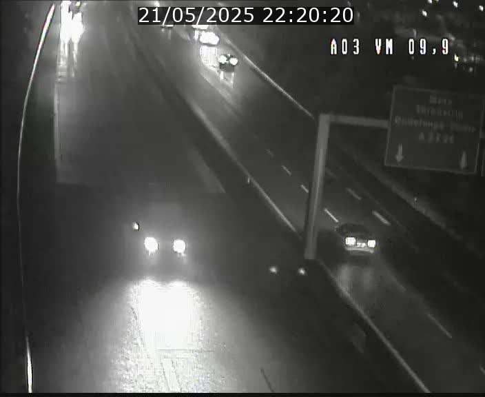 Webcam Autoroute à la Croix de Bettembourg - A3 - BK 9.9 - direction France