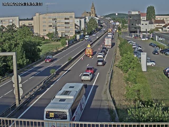 Caméra autoroute France - A31, Thionville direction Metz