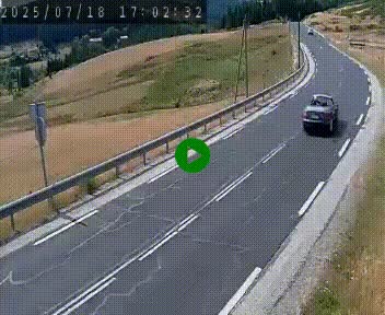 Webcam routière au niveau du col de la Chavade en Ardèche, sur la N102 à 1266 mètres d'altitude