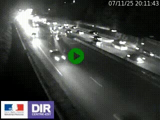 Webcam routière à Saint-Etienne-Terrenoire sur la RN88 avant la jonction entre l'A72 et le Boulevard Périphérique de Saint-Etienne