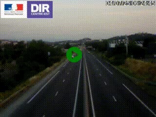 Caméra autoroute à Saint-Etienne (Les Littes) à hauteur du Ikea Saint-Etienne sur l'A72 en direction de Roanne