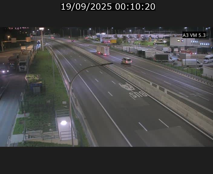 Traffic live webcam Luxembourg Aire de Berchem - A3 - BK 5 - direction France