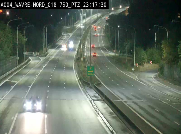 Webcam traffic E411(A4) - BK 18.7 - Bierges (Wavre Nord)