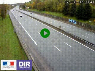 Webcam routière à Saint-Etienne-Terrenoire sur la RN88 avant la jonction entre l'A72 et le Boulevard Périphérique de Saint-Etienne
