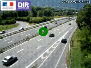 Caméra routière à hauteur de la sortie 15 Chambéry-centre au PK 4,103 en direction d'Albertville