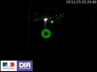 Caméra autoroute sur A6 - Valvert, près de Lyon, en direction de Paris, à hauteur de la sortie 36 Porte du Valvert