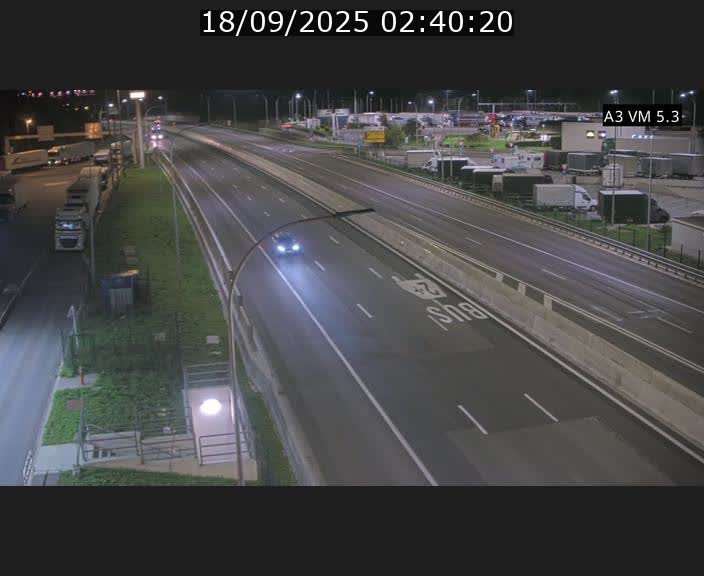 Traffic live webcam Luxembourg Aire de Berchem - A3 - BK 5 - direction France