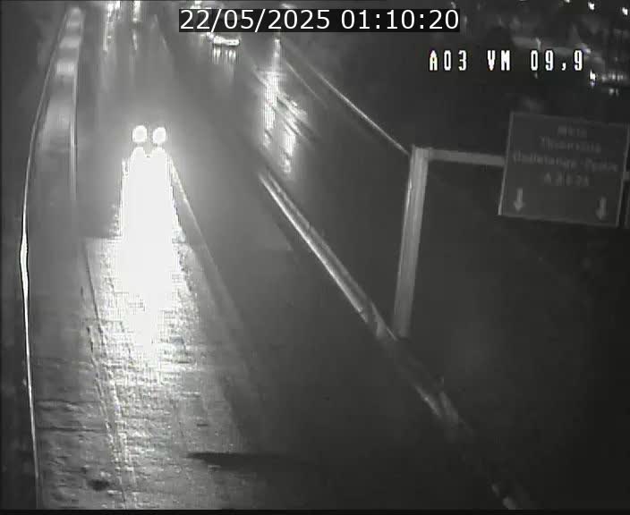Webcam Autoroute à la Croix de Bettembourg - A3 - BK 9.9 - direction France