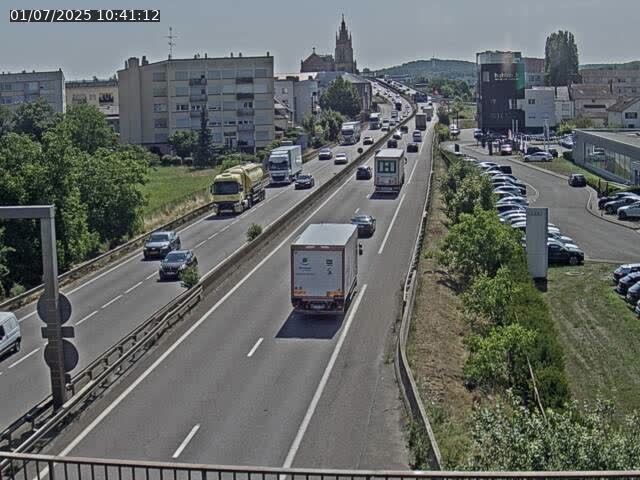 Caméra autoroute France - A31, Thionville direction Metz