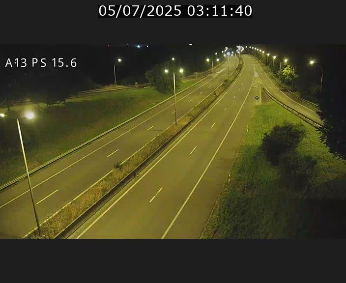 Traffic live webcam Luxembourg Kayl - A13 direction Dudelange - BK 15.6