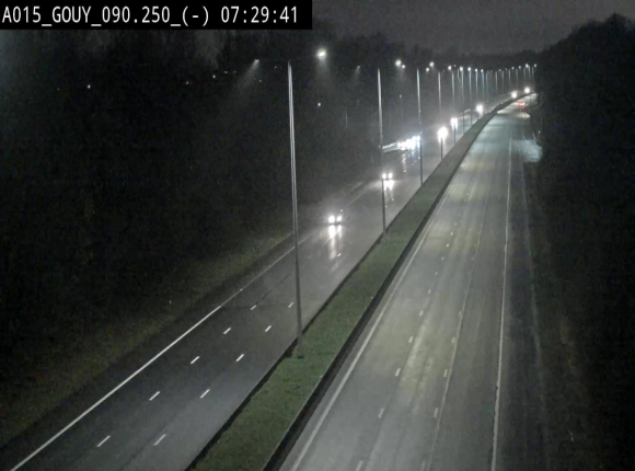 Webcam autoroute Belgique - Gouy-lez-piéton - E42 - BK 90.3