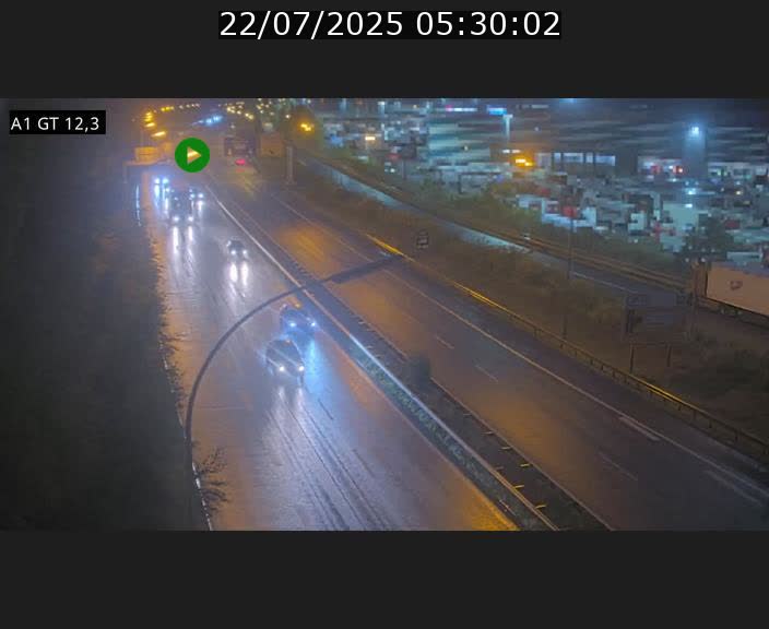 Traffic live webcam Luxembourg Senningerberg - A1 direction Allemagne - BK 12.3