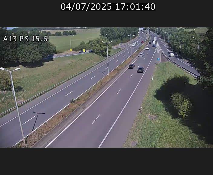 Traffic live webcam Luxembourg Kayl - A13 direction Dudelange - BK 15.6