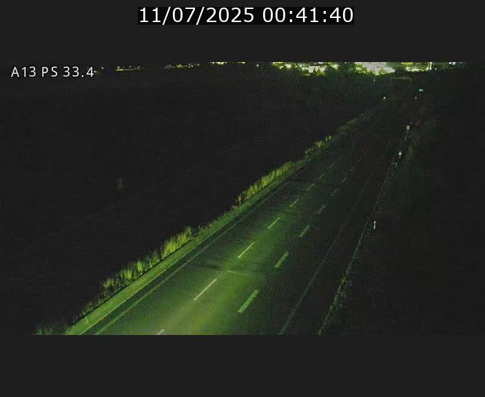 Webcam trafic sur A13 à hauteur de Mondorf-les-Bains en direction d'Altwies