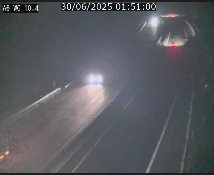 Traffic live webcam Luxembourg Mamer - A6 - BK 10.4 - direction Luxembourg/France/Allemagne