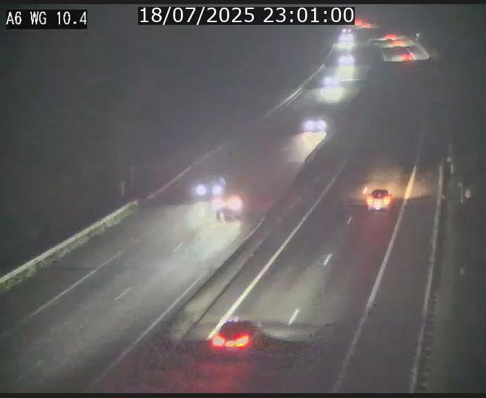 Traffic live webcam Luxembourg Mamer - A6 - BK 10.4 - direction Luxembourg/France/Allemagne