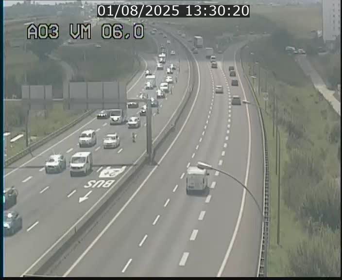 Traffic live webcam Luxembourg Aire de Berchem - A3 - BK 6 - direction France
