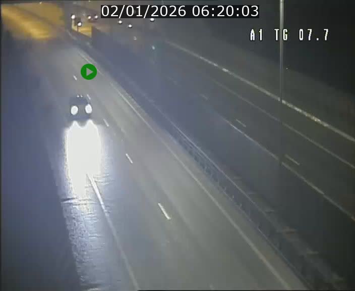 Traffic live webcam Luxembourg Kirchberg - A1 direction Luxembourg-ville - BK 7.7