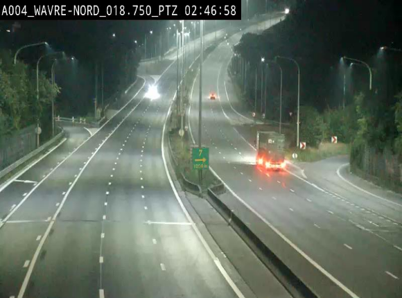 Webcam traffic E411(A4) - BK 18.7 - Bierges (Wavre Nord)