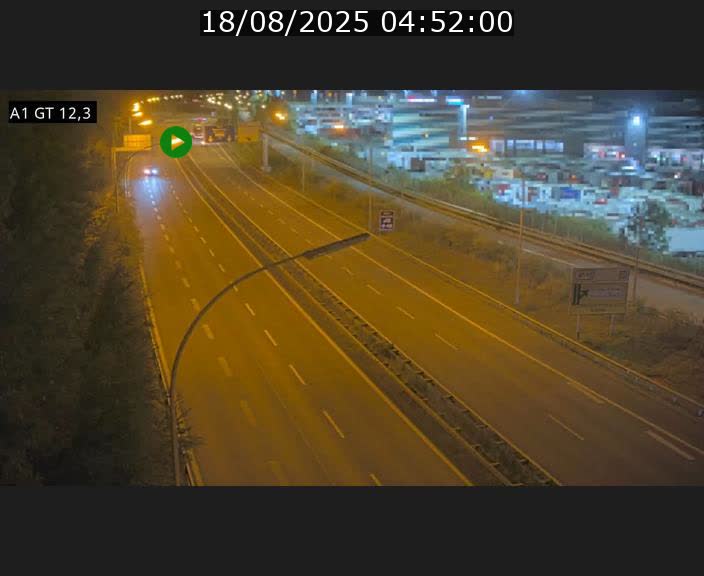 Traffic live webcam Luxembourg Senningerberg - A1 direction Allemagne - BK 12.3