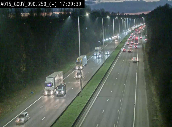 Webcam autoroute Belgique - Gouy-lez-piéton - E42 - BK 90.3