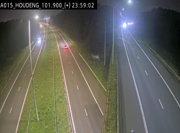 Webcam autoroute Belgique - Houdeng-Goegnies - Jonction E19/E42 direction Tournai/Mons - BK 101.85