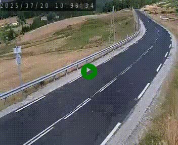 Webcam routière au niveau du col de la Chavade en Ardèche, sur la N102 à 1266 mètres d'altitude