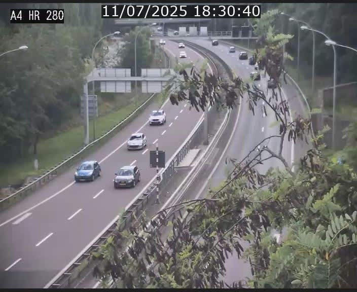 Webcam traffic A4 Luxembourg - BK 0.2 - P+R Bouillon (direction Luxembourg)