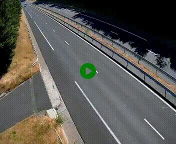 Caméra autoroute A75 à hauteur du col des Issartets en direction de Montpellier