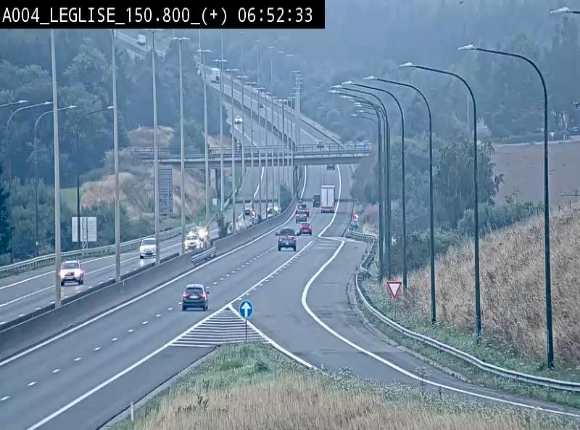 Caméra autoroute Belgique - Côte de Léglise, E411(A4) direction Luxembourg